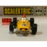 SLOT CAR SCX SCALEXTRIC EXIN C-38 COOPER CLIMAX -30 F1 GUIA MOVIL AMARILLO