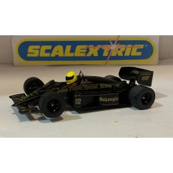 SLOT CAR SCX SUPERSLOT H4529 LOTUS 98T -12 F1 1986 DETROIT A.SENNA SCALEXTRIC UK