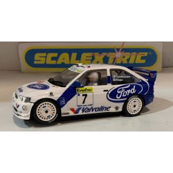 SLOT CAR SCX SUPERSLOT H4513 FORD ESCORT COSWORTH WRC -7 KANKKUNEN SCALEXTRIC UK