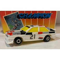 SLOT CAR POLISTIL A127 AUDI QUATTRO -21 RALLY BLANCO