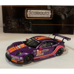 SLOT CAR SCALEAUTO SC-6297R PORSCHE 991.2 RSR GT3 -57 24H LE MANS 2020 B.KEATING