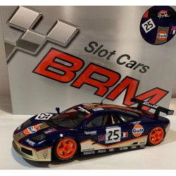 SLOT CAR BRM-151 1/24 McLAREN F1 GTR -25 24H LE MANS 1995 TEAM GULF O.JONES