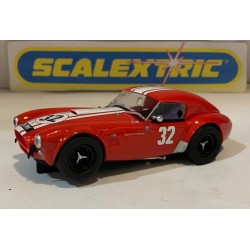 SLOT CAR SCX SUPERSLOT H4528 SHELBY COBRA 289 39PH -32 ROJO SCALEXTRIC UK