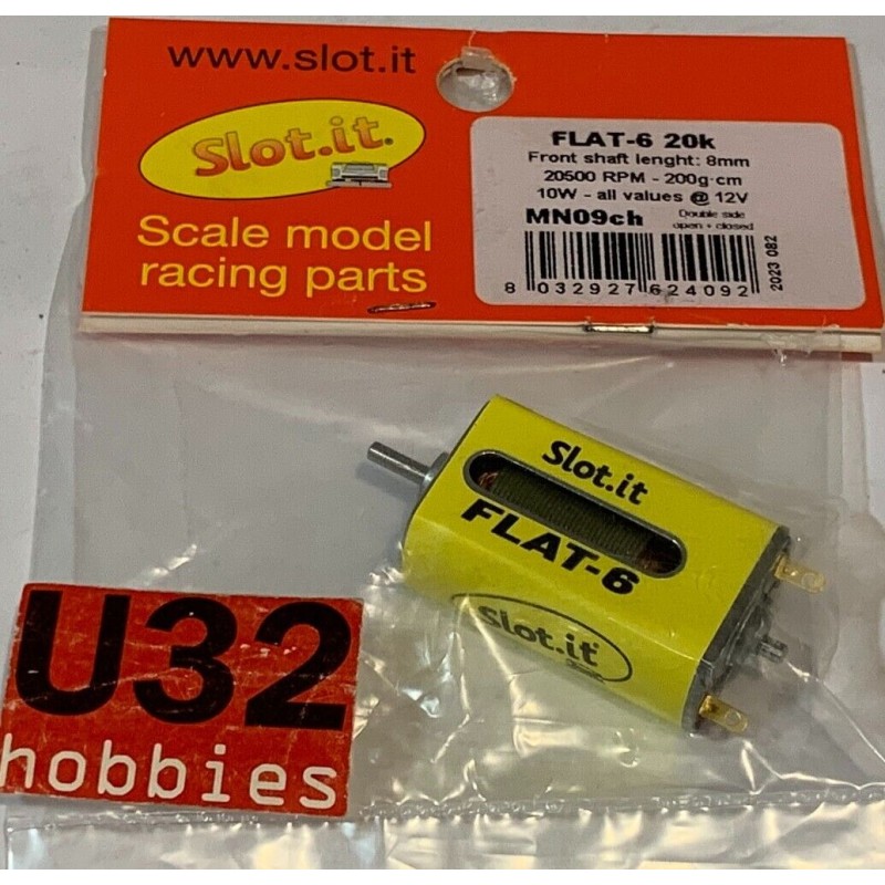 SLOT CAR SLOT.IT MN09CH MOTOR FLAT-6  20500 rpm 200gr cm 12v