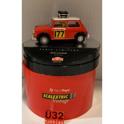 SLOT CAR SCX SCALEXTRIC 6073 MINI COOPER 1275 S  -177  VINTAGE 2001 LTED.EDITION