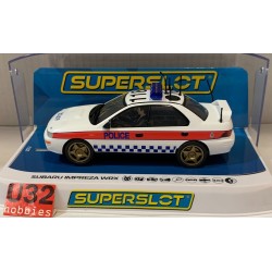 SLOT CAR SCX SUPERSLOT H4429 SUBARU IMPREZA WRX POLICE EDITION  SCALEXTRIC UK