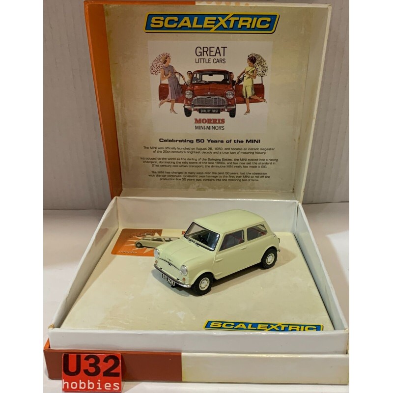 MINOR SLOT CAR SCX SCALEXTRIC C2980A MINI COOPER MORRIS 1959