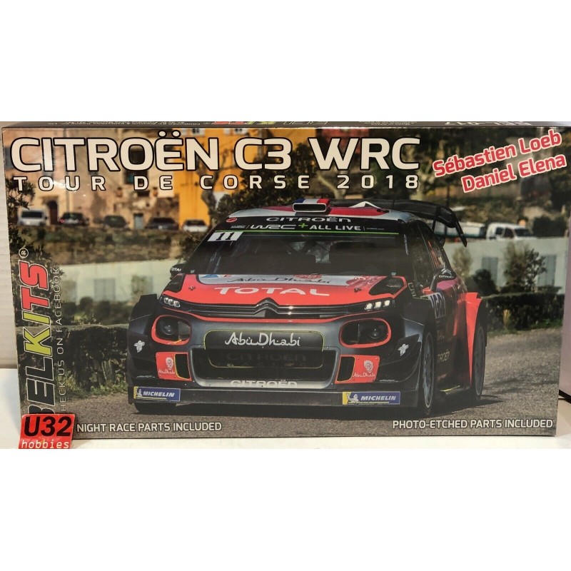 BELKITS BEL-017 KIT 1/24 CITROEN C3 WRC TOUR DE CORSE 2018 S.LOEB-D.ELENA