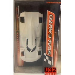 SLOT CAR SCALEAUTO SC-3636 CARROCERIA PEUGEOT 9x8 LMH COMPLETE WHITE KIT