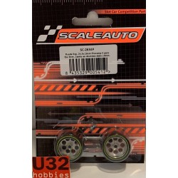 SCALEAUTO SC-2634P RUEDA ESPUMA 24.5x13mm LLANTA 19mm EJE 3mm ALIG. PROCOMP 2