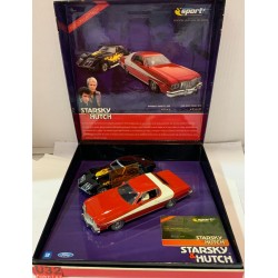 SLOT CAR SCX SUPERSLOT H2603A STARSKY & HUTCH FORD TORINO CHEVROLET CORVETTE