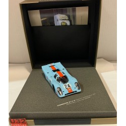 SLOT CAR FLY 99072 PORSCHE 917 K -24 1000Km BARCELONA MONTJUICH GULF D.BELL-GIJS