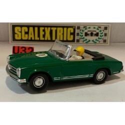 SLOT CAR SCX SCALEXTRIC EXIN C-33 MERCEDES 250 SL SPORT -8 RACE TUNED VERDE