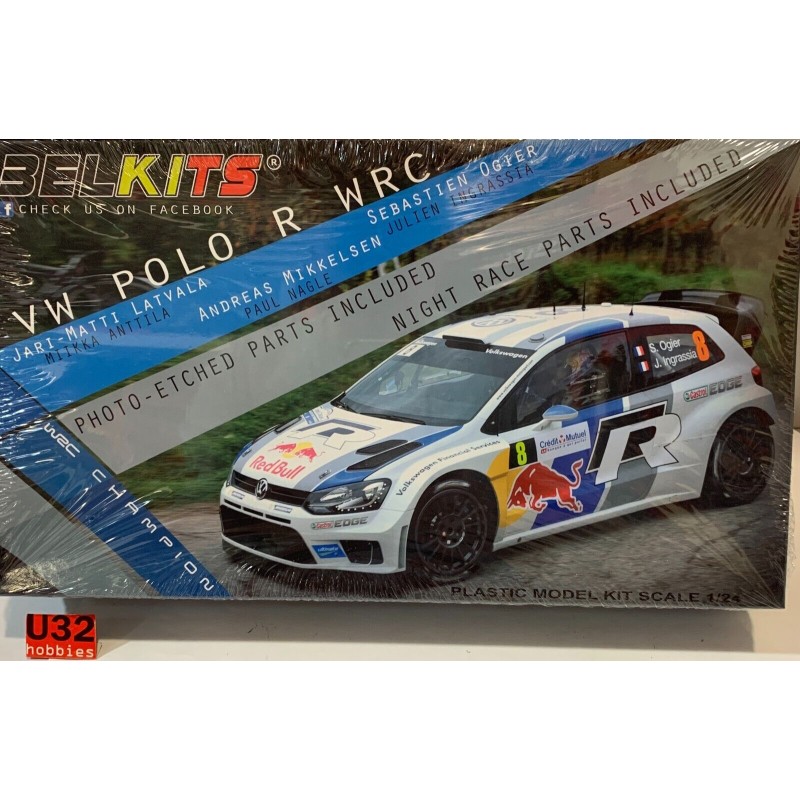 BELKITS BEL-005 KIT 1/24 VW VOLKSWAGEN POLO R WRC  CHAMPION OGIER/LATVALA