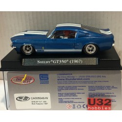 SLOT CAR THUNDERSLOT CA00504S/W MUSTANG SHELBY GT350 1967 DARK MOSS BLUE