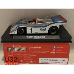 SLOT CAR NSR 0330SW PORSCHE 917/10K -1 MARTINI INTERSERIE WINNER 1974