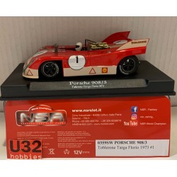 SLOT CAR NSR 0359SW PORSCHE 908/3 -1 TARGA FLORIO 1973 TOBLERONE