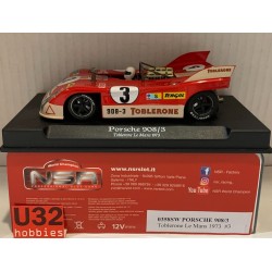 SLOT CAR NSR 0358SW PORSCHE 908/3 -3 LE MANS 1973 TOBLERONE