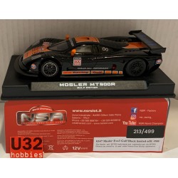 SLOT CAR NSR 0347 MOSLER MT900 EVO3 -500 GULF BLACK LTED.EDITION 500 UNITS.