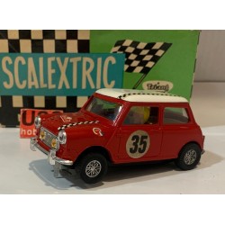 SLOT CAR SCX SCALEXTRIC EXIN C-45 MINI COOPER -35 RACE TUNED ROJO