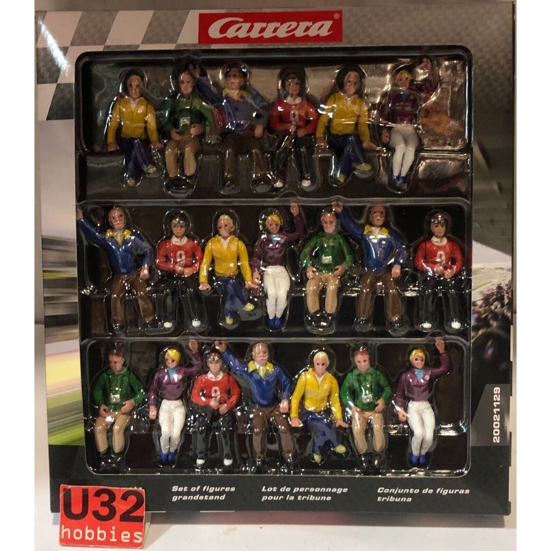 SLOT CAR CARRERA EVOLUTION 21129 FIGURA ESPECTADORES TRIBUNA 20 FIGURAS