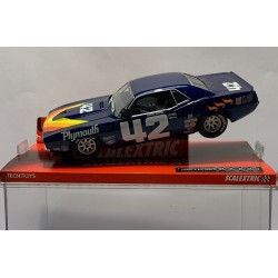 SLOT CAR SCX SCALEXTRIC 6442 PLYMOUTH AAR CUDA -42