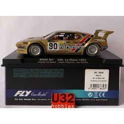 SLOT CAR FLY 88346 BMW M1 -90 24h LE MANS 1983 WARSTEINER BAYERN-PALLAVICINI