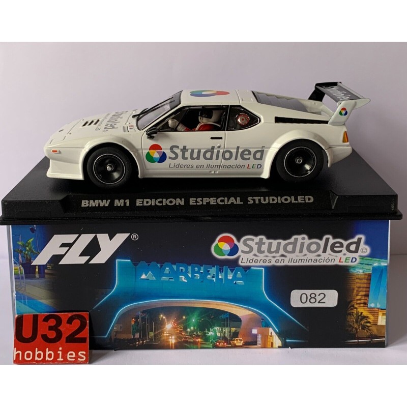 SLOT CAR FLY E2028 BMW M1 EDICION ESPECIAL STUDIOLED LIMITED EDITION