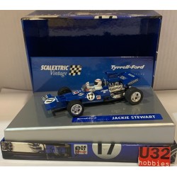 SLOT CAR SCX  SCALEXTRIC 6178 TYRRELL FORD 001 -17 F1 1971 J.STEWART VINTAGE