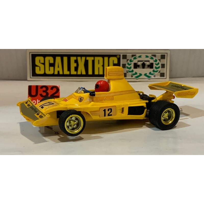 SLOT CAR SCX SCALEXTRIC EXIN C-4052 FERRARI 312 B3 -12 F1 '74 AMARILLO REGAZZONI