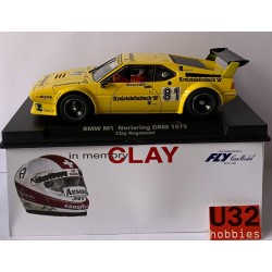 SLOT CAR FLY 99041 BMW M1 -81 NORISRING 1979 CLAY REGAZZONI