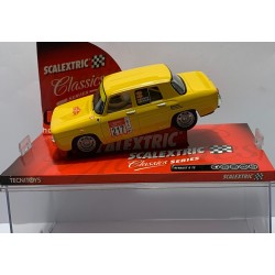 SLOT CAR SCX SCALEXTRIC 6480 RENAULT 8 TS -217 YELLOW