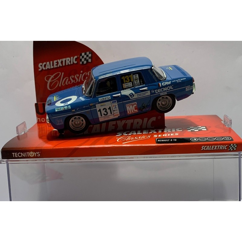 SLOT CAR SCX SCALEXTRIC 6479 RENAULT 8 TS -131 BLUE