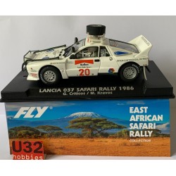 SLOT CAR FLY A2015 LANCIA 037 -20 SAFARI RALLY 1986 G.CRITICOS-M.KRAVOS