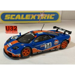 SLOT CAR SCX SCALEXTRIC McLAREN F1 GTR  -34 ROFGO GULF  SCALEXTRIC UK