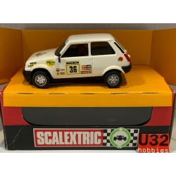 SLOT CAR SCX SCALEXTRIC EXIN C-4058 RENAULT 5  COPA -36 BLANCO CAPO BLANCO