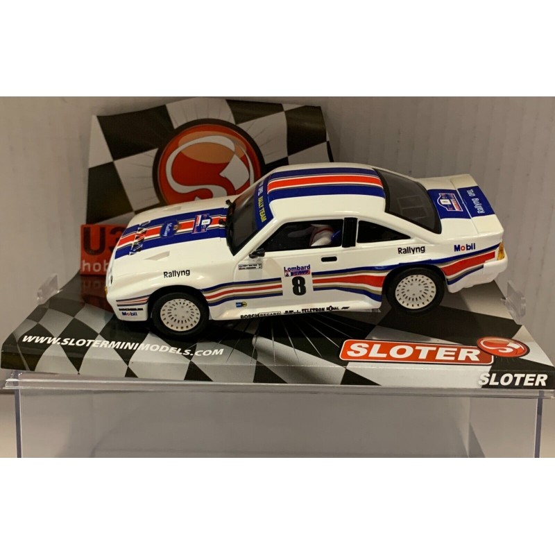 SLOT CAR SLOTER 9509 OPEL MANTA 400 -8 ROTHMANS JEREMY McRAE