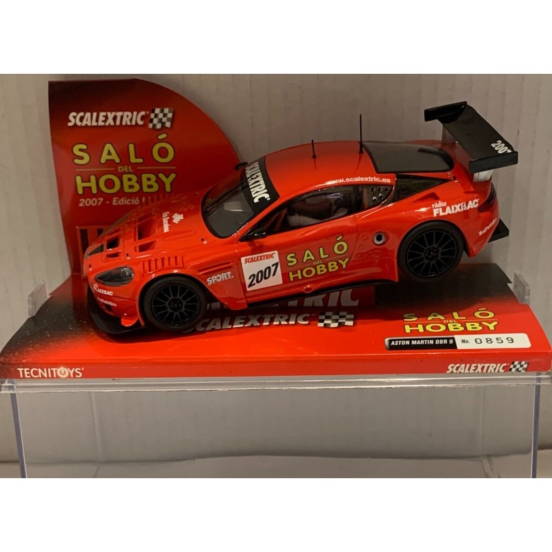 SLOT CAR SCX SCALEXTRIC 6324 ASTON MARTIN DBR9 SALO DEL HOBBY 2007