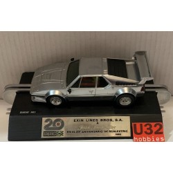 SLOT CAR SCX SCALEXTRIC EXIN BMW M1 PLATA PEANA 20 ANIVERSARIO SCALEXTRIC 1982