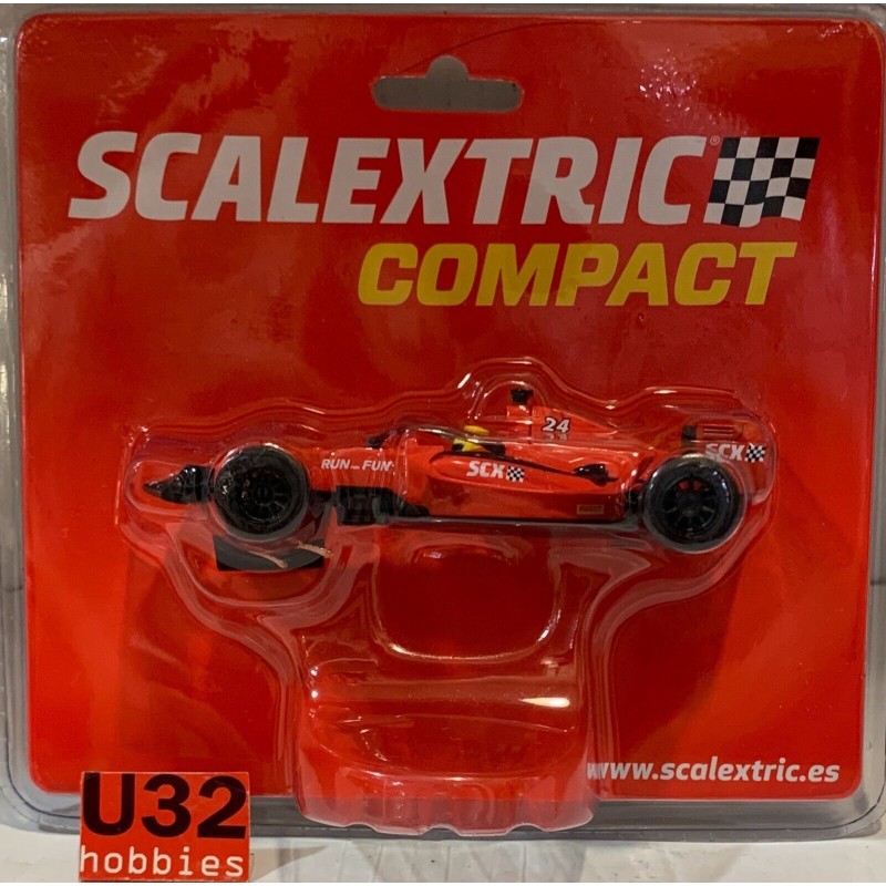 SLOT CAR SCX SCALEXTRIC COMPACT C10517S300 FORMULA 1 -24 SCX