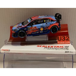 SLOT CAR SCX SCALEXTRIC ADVANCE E10500S300 HYUNDAI i-20 WRC -9 TURKIYE S.LOEB