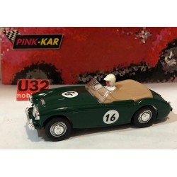 SLOT CAR PINK KAR CV049 AUSTIN HEALEY 3000 -16 VERDE