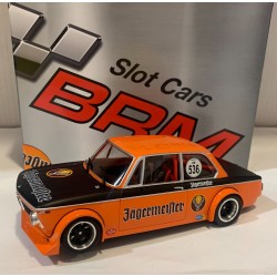 SLOT CAR BRM 114 1/24 BMW 2002 TL -536 JAGERMEISTER 100 HFR MEILEN TROPHY