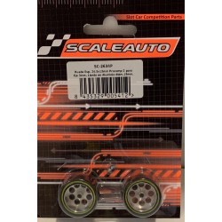 SCALEAUTO SC-2634P RUEDA ESPUMA 24.5x13mm LLANTA 19mm EJE 3mm ALIG. PROCOMP 2