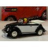 SLOT CAR PINK KAR CV041 VW VOLKSWAGEN BEETLE ESCARABAJO DESCAPOTABLE NEGRO