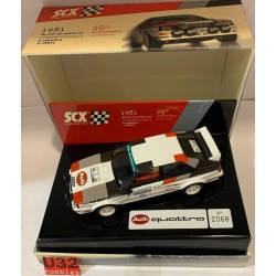 SLOT CAR SCX SCALEXTRIC 62330  AUDI QUATTRO -5 LOMBARD RAC RALLY 1981 H.MIKKOLA