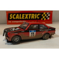 SLOT CAR SCX SCALEXTRIC 64700 FORD ESCORT MKII -11 McRAE DIRT EFFECT