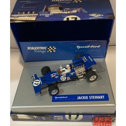 SLOT CAR SCX  SCALEXTRIC 6178 TYRRELL FORD 001 -17 F1 1971 J.STEWART VINTAGE