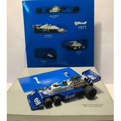 SLOT CAR SCX  SCALEXTRIC 60590 TYRRELL FORD P34 -4 F1 1977 P.DEPALLIER VINTAGE