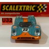 SLOT CAR SCX SCALEXTRIC ALTAYA COCHES MITICOS PORSCHE 917 -22 GULF LE MANS 1970